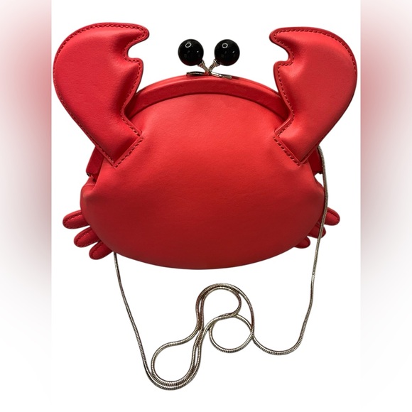 KATE SPADE MAKE A SPLASH GERANIUM CRAB CROSSBODY - Picture 4 of 11